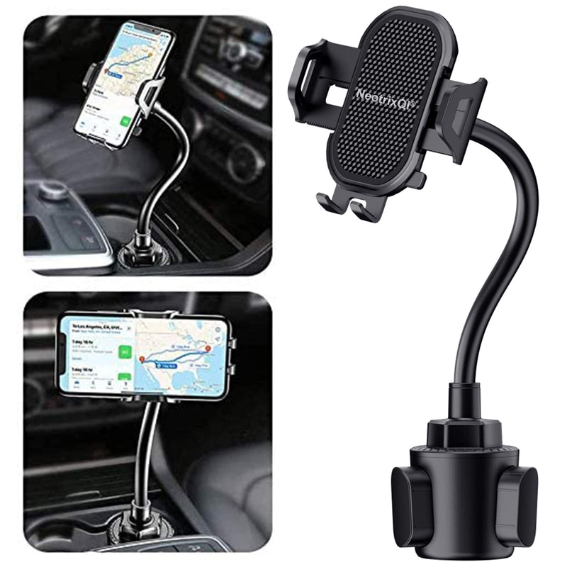 [Australia - AusPower] - Cup Phone Holder for Car, Flexible Gooseneck Cup Holder Phone Mount Adjustable Cupholder Compatible with iPhone 13 Pro Max 12 Pro 11 Pro Max XS Max Samsung Galaxy S21+ S20 S10+ S9+ Note 20 S21 Ultra 