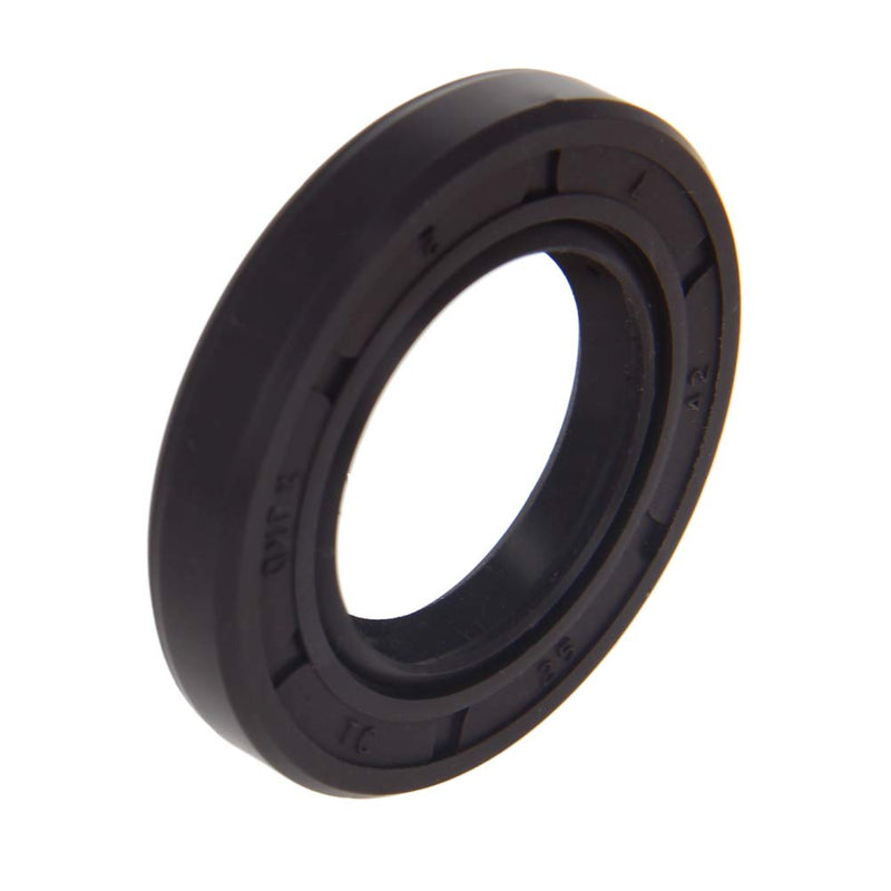 [Australia - AusPower] - Othmro Oil Seal 25mm/0.98" Inner Dia 42mm/1.65" OD 7mm/0.28" Thick Fluorine Rubber Double Lip Seals 1Pcs 25mmx42mmx7mm 