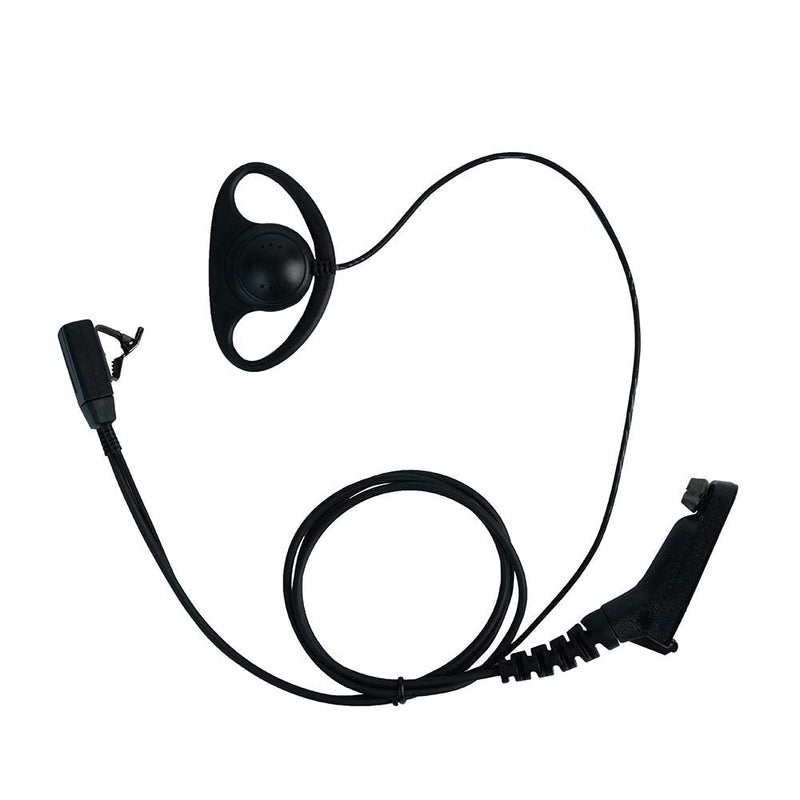 [Australia - AusPower] - Motorola Xpr 6550 Earpiece,Klykon D Shape Surveillance Ear Piece Headset with Ptt Mic for Motorola 2 Way Radio Walkie Talkie XPR7550 XPR6350 XPR7350 7550e 7580e 