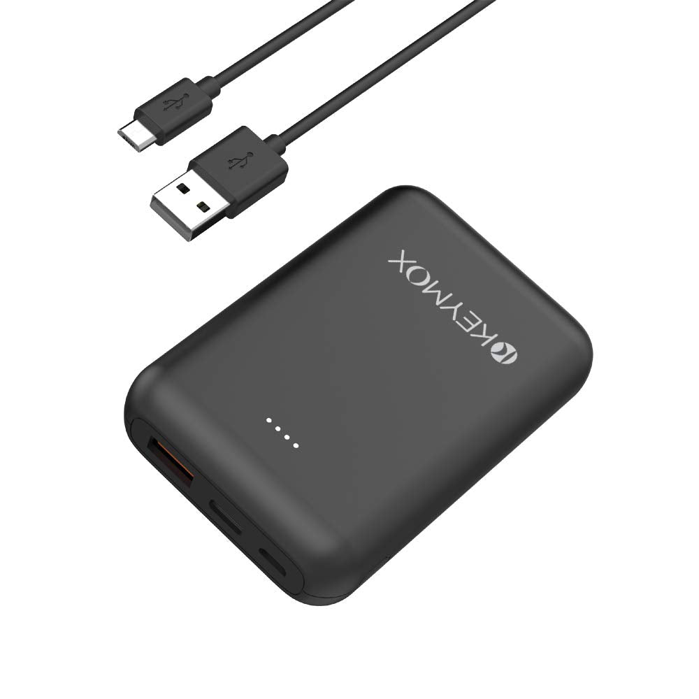 [Australia - AusPower] - Keymox Portable Charger,KEYMOX 10000mAh Power Bank with Quick Charge 3.0 Technology and 18W USB-C Power Delivery, High-Capacity External Battery Pack Compatible with iPhone, Samsung, iPad, and More. 