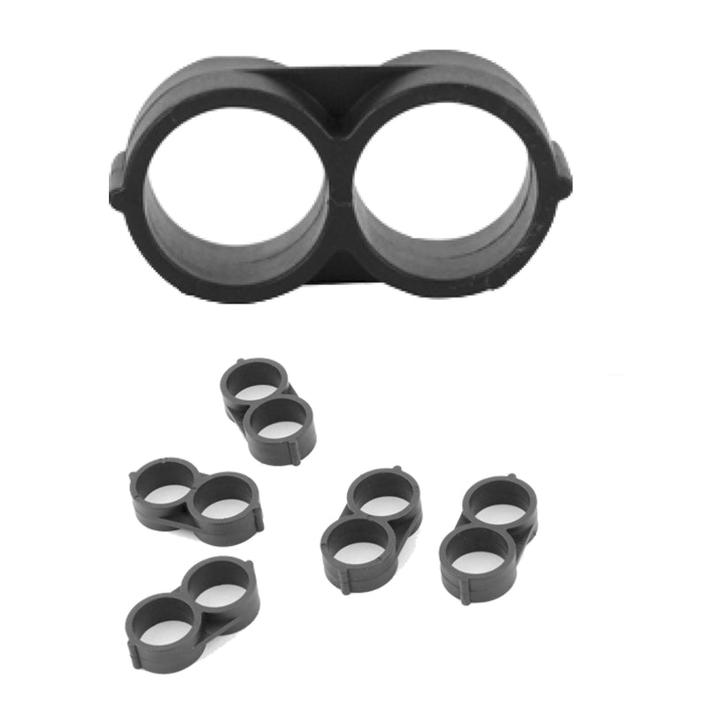 [Australia - AusPower] - One Stop Outdoor (20-Pack) Drip Irrigation Black Figure 8 End Caps Barbed Fittings - Fits 1/2”, 17mm .600” ID Drip Tubing - Made in The USA (Figure 8 End 20 Pack) Figure 8 End 20 Pack 