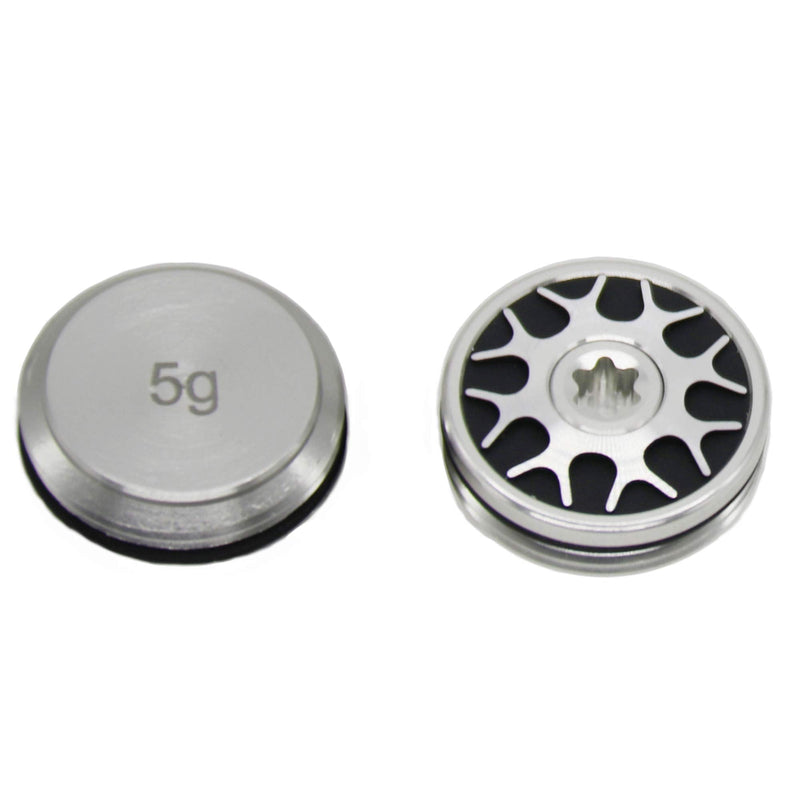 [Australia - AusPower] - HISTAR 2Pcs Golf Putter Weights 5/10/15/20/25/30/35g Compatible with Odyssey Stroke Lab Series Putter Head (Black) 5.0 Grams 