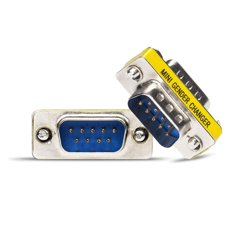 [Australia - AusPower] - DriverGenius RD232M2M DB9 Serial RS232 COM Gender Changer for USB to RS232 Serial Cable Adapter (Male/Male) M/M 