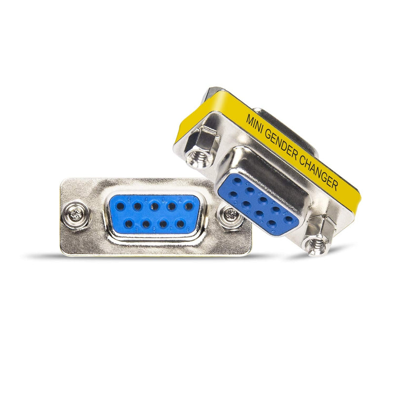 [Australia - AusPower] - DriverGenius RD232F2F DB9 Serial RS232 COM Gender Changer - for USB to RS232 Serial Cable Adapter (Female/Female) F/F 