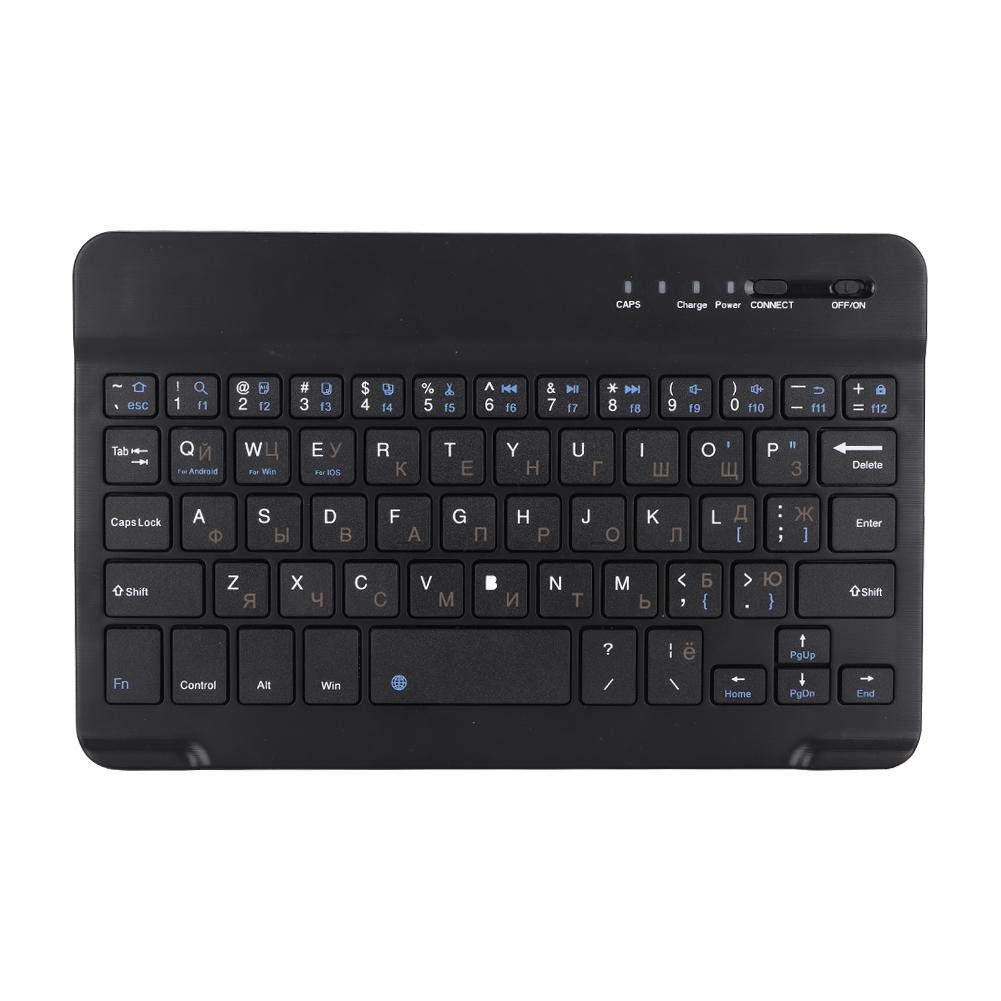 [Australia - AusPower] - Bewinner Russian English Wireless Keyboard, Bluetooth 3.0 Low Consumption Energy-Saving Portable Ultra-Thin Keyboard for for Android for Windows, Computer Keyboards 