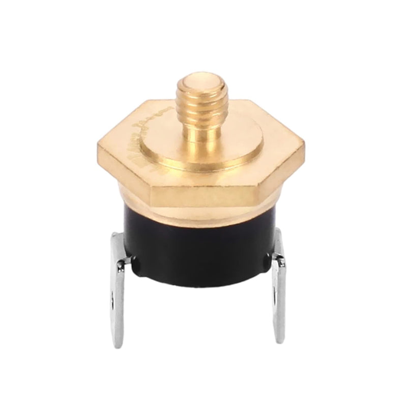 [Australia - AusPower] - Fielect KSD301 Thermostat Temperature Control Switch,Adjust Snap Disc Temperature Switch 70°C Copper M5 Normally Closed 1 Pcs 70c M5 