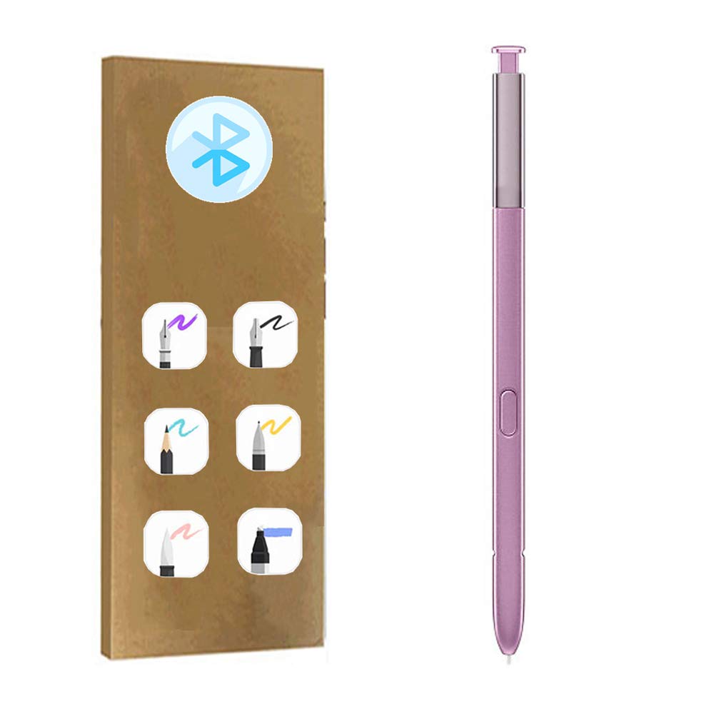 [Australia - AusPower] - Touch Screen Stylus S Pen Replacement + Bluetooth for Samsung Galaxy Note9 Note 9 N960 F/DS U U1 N W X N9600/DS 6.4inch All Versions (Lavender Purple) Lavender Purple 