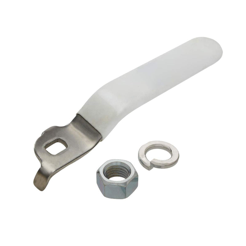 [Australia - AusPower] - Midline Valve 832AHSSN256 Replacement Lever Handle for 3/4 in. Ball Valve, Stainless Steel Quarter Turn with Vinyl Grip for Natural Gas, brass Single Pack 3/4 in. 
