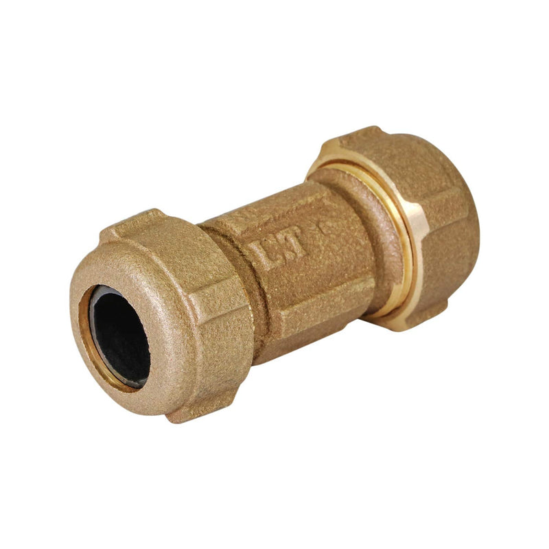 [Australia - AusPower] - Midline Valve RSC2256 Compression Coupling Fitting, with Packing Nut, Brass 3/4 in. Diameter x 3 in. Length Single Pack 3/4 in. X 3 in. Length 