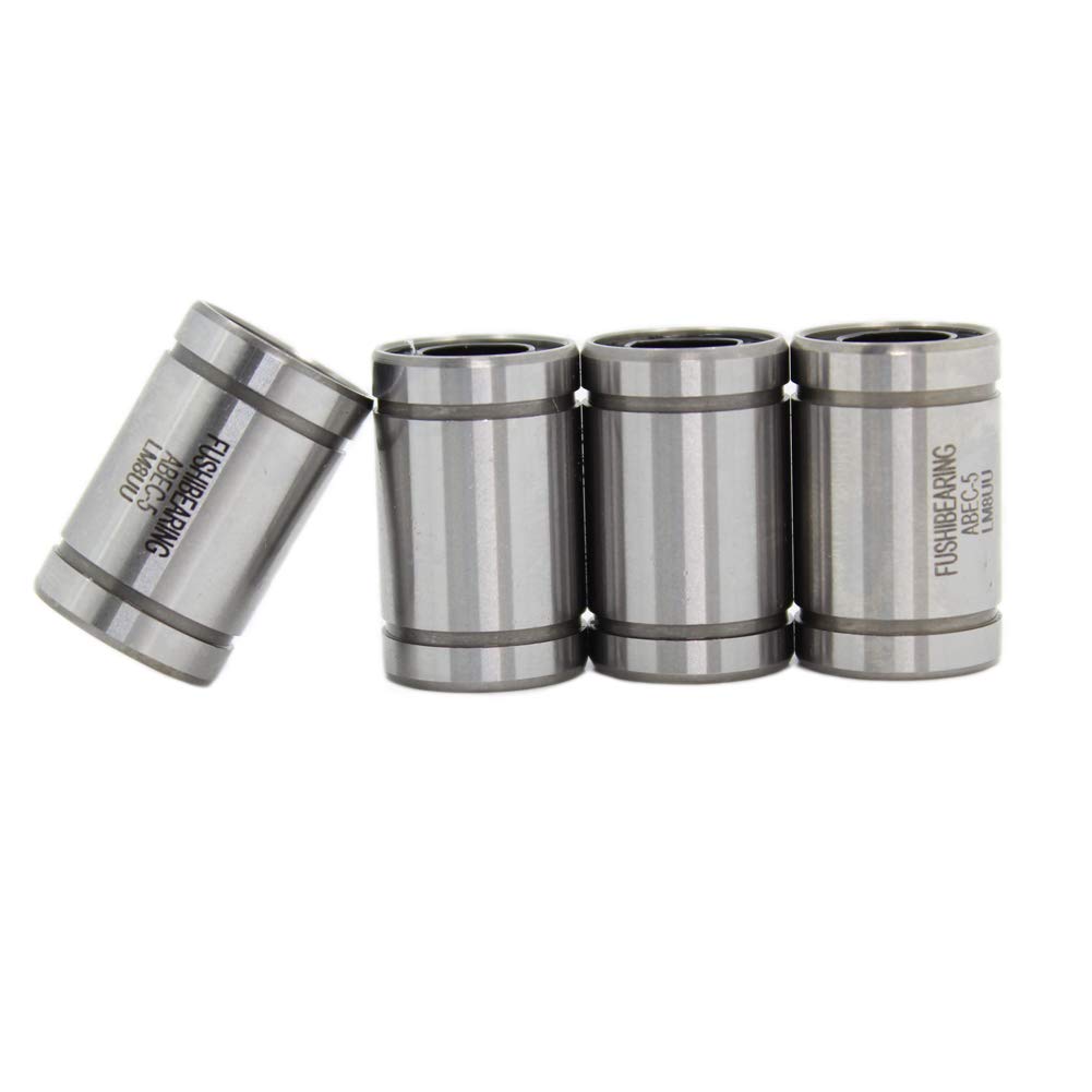 [Australia - AusPower] - 3D Printer CNC Parts Linear Bearings Set for JGAurora A5/A5S/A1/A3S LM08UU Bearing Pack of 4PCS (LM8UU(8x15x24)) 