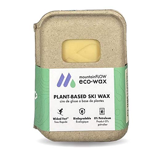 [Australia - AusPower] - mountainFLOW Plant-Based, Biodegradable Ski/Snowboard Wax | All-Temp, Cold, Cool, Warm | Great Glide + Durability | 0% Petroleum! ALL TEMP: 8 TO 30F 
