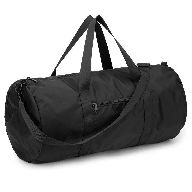 [Australia - AusPower] - Vorspack Duffel Bag 20-24-28 Inches Foldable Gym Bag for Men Women Duffle Bag Lightweight with Inner Pocket for Travel Sports 20 Inches Black 