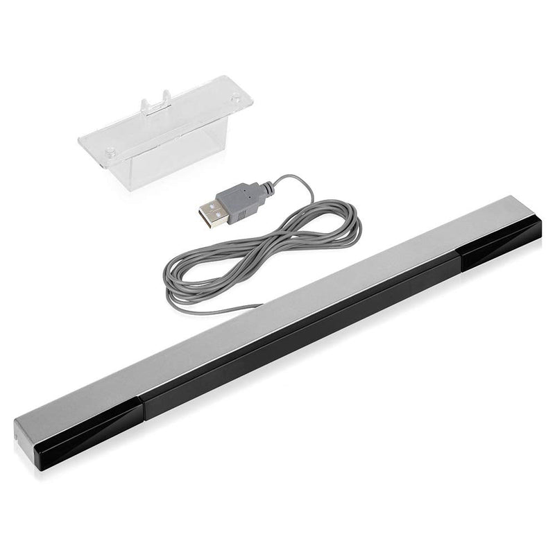 [Australia - AusPower] - NIFERY Dolphin Bar USB Wii Sensor Bar, PC Wii Infrared Ray Motion Sensor Bar for Nintendo Wii/Wii U Console Compatible with PC USB-Port 