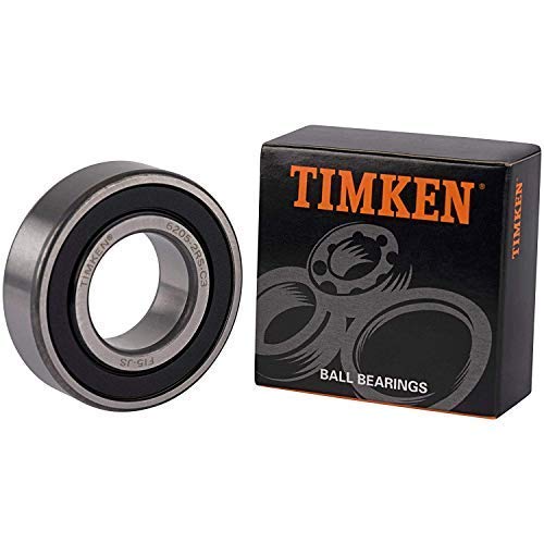 [Australia - AusPower] - 2PACK TIMKEN 6205-2RSC3 Double Rubber Seal Bearings 25x52x15mm Pre-Lubricated and Stable Performance and Cost Effective Deep Groove Ball Bearings 