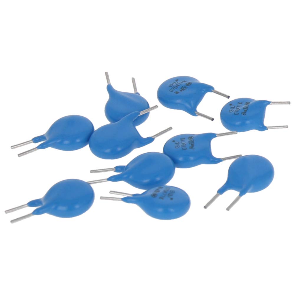 [Australia - AusPower] - Fielect 50Pcs Radial Lead Disc Varistors AC 470V 7D471K/F5.08/L3.5 Voltage Dependent Resistors for Electronic Precision Instruments 50Pcs 7D471K 300V 3.5mm 