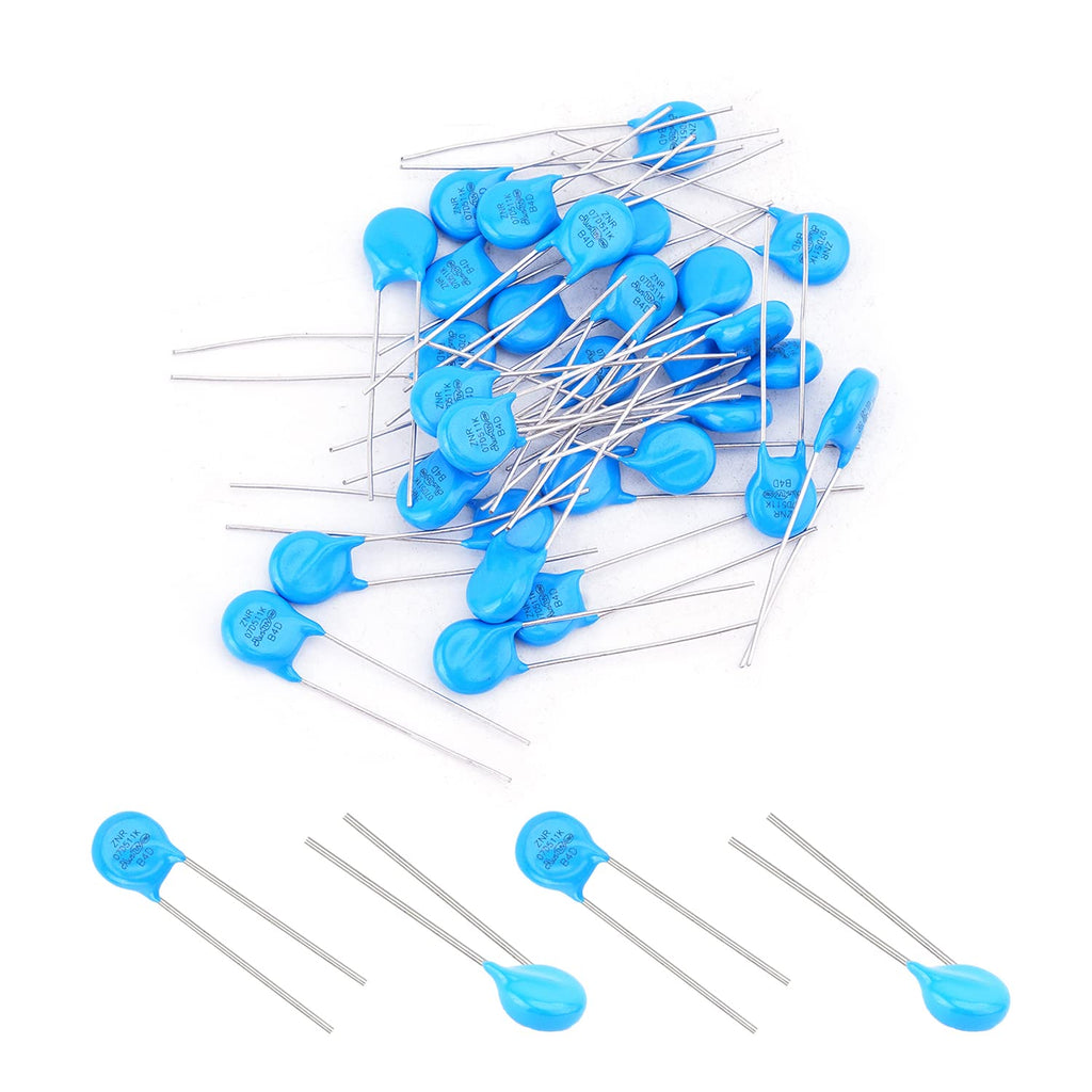 [Australia - AusPower] - Fielect 30Pcs Radial Lead Disc Varistors AC 510V 7D511K/F5.08/L24 Voltage Dependent Resistors for Electronic Precision Instruments 30Pcs 7D511K 320V 24mm 