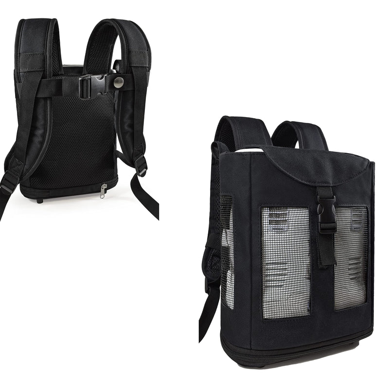 [Australia - AusPower] - O2TOTES Ultra Lightweight Backpack For Inogen One G3 Unit (Patented Design) (black) Lightweight at under 14 ounces 
