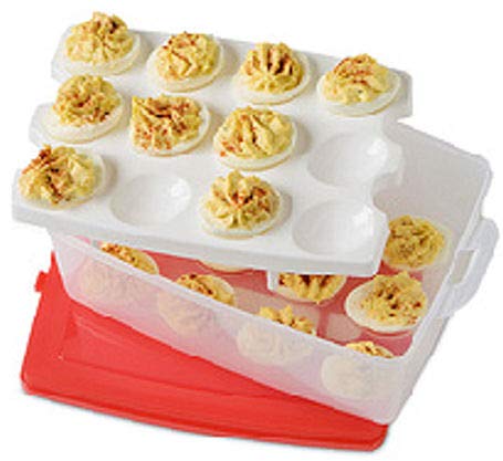 [Australia - AusPower] - BW Brands Double Tier Stack and Snap Deviled Egg Carrier 