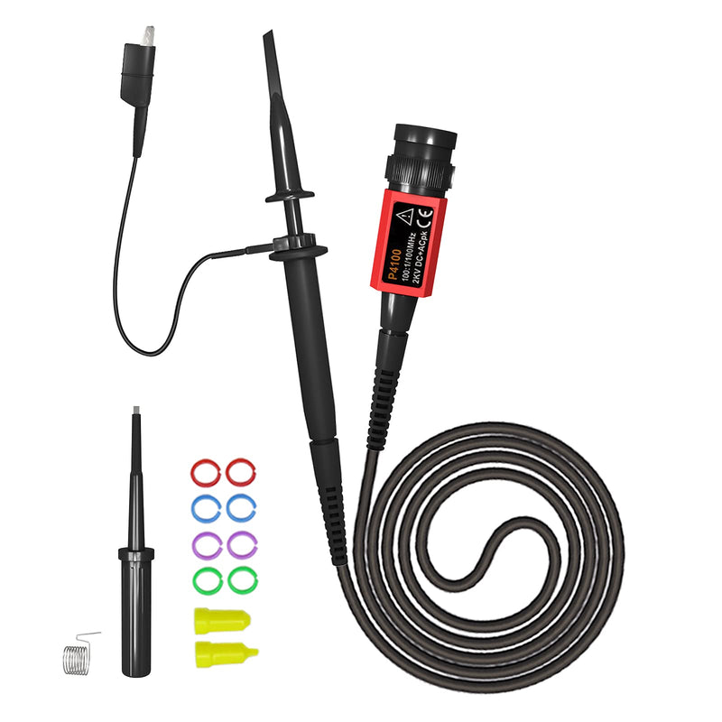[Australia - AusPower] - Goupchn High Voltage Oscilloscope Probe P4100 with Accessory Kit 100MHz 2000V 100:1 