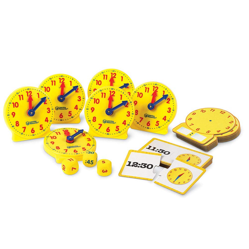[Australia - AusPower] - Learning Resources LER3214 Time Small Group Activity Set of 6 