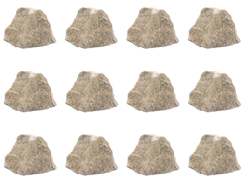 [Australia - AusPower] - 12PK Raw Travertine, Sedimentary Rock Specimens - Approx. 1" - Geologist Selected & Hand Processed - Great for Science Classrooms - Class Pack - Eisco Labs 12 
