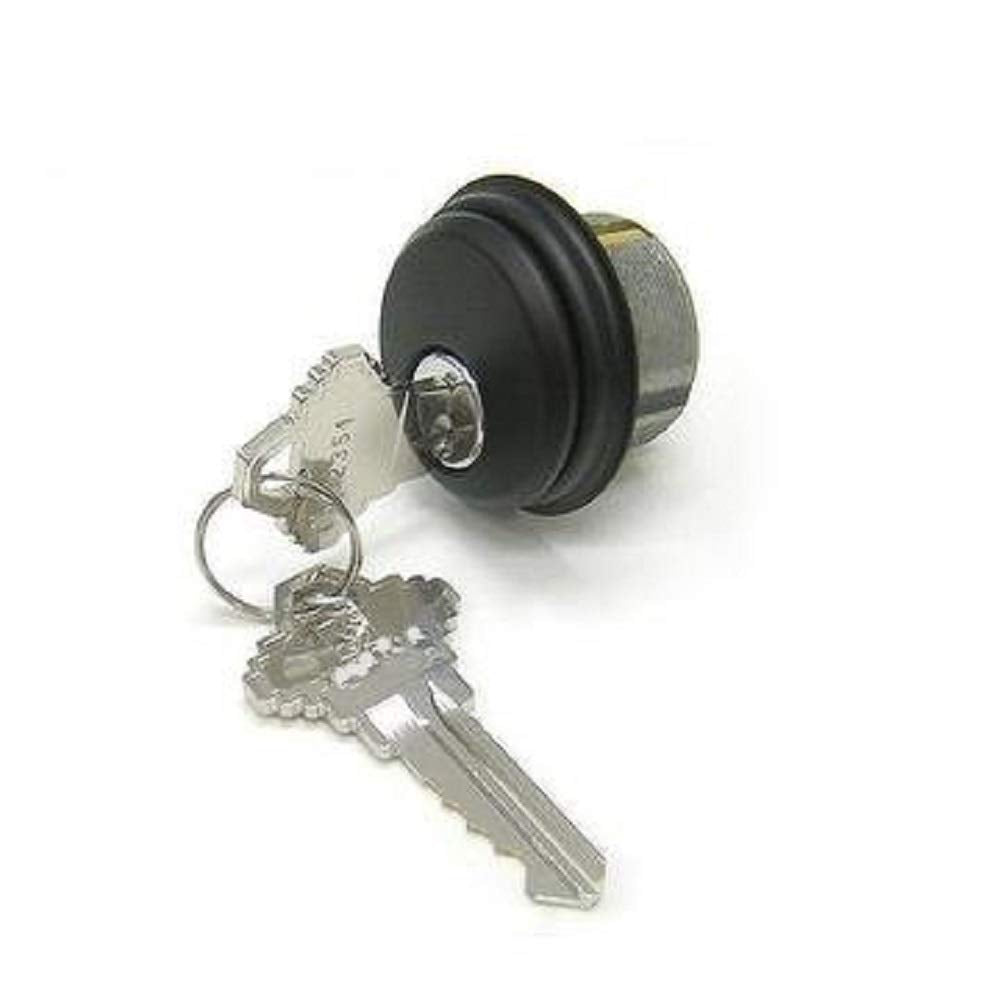 [Australia - AusPower] - McAvory Commercial Storefront Door Lock Mortise Cylinders fits Adams Rite Kawneer Vistawall Deadbolt, in Duronotic (1-Pack, Random Keys) 1-Pack, Random Keys 