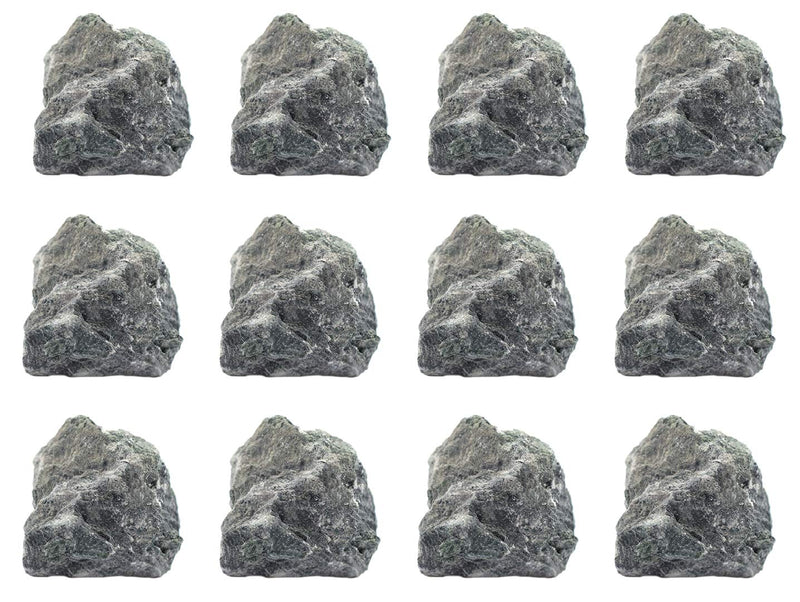 [Australia - AusPower] - 12PK Raw Serpentinite, Metamorphic Rock Specimens - Approx. 1" - Geologist Selected & Hand Processed - Great for Science Classrooms - Class Pack - Eisco Labs 12 