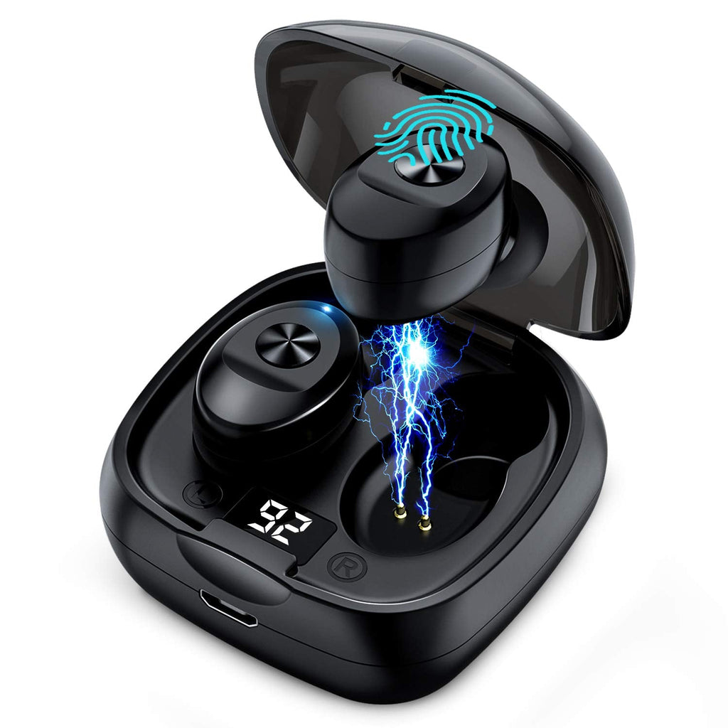 [Australia - AusPower] - Bluetooth Earbud,ownta Wireless Headphones with Light Charging Case Headset Single Earbud Compatible Smartphone/iPhone 6 7 8 Plus X/iPad Samsung Android B8 