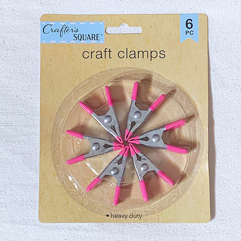 [Australia - AusPower] - Crafter's Square Craft Claps 2 inch Heavy Duty Spring Clamps - 6 pc Set 