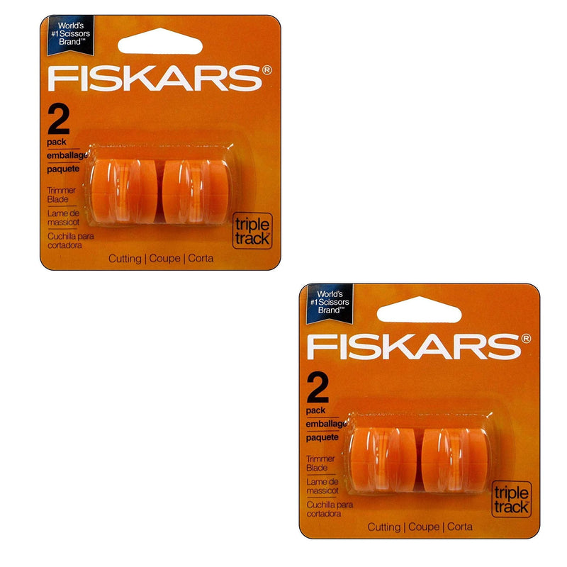 [Australia - AusPower] - Fiskars Trim Blade Style I Triple Track Cut 2pc, 2 Pack 