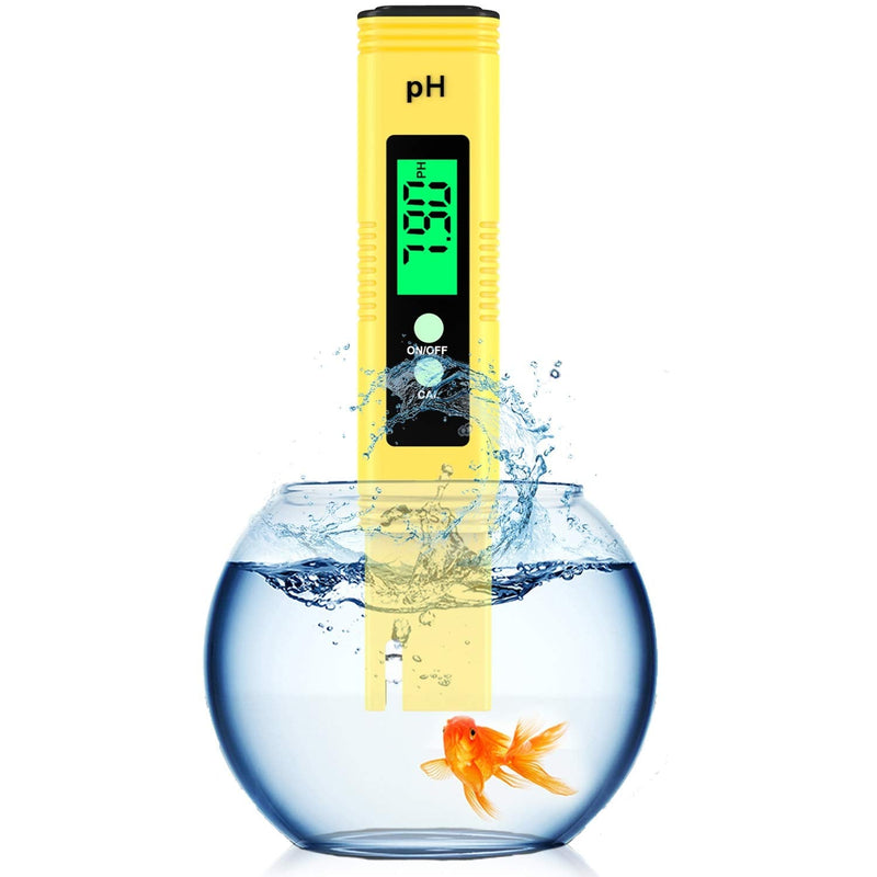 [Australia - AusPower] - PH Meter,Digital PH Tester 0.01 High Accuracy PH Meter for Water, 0-14 PH Measurement Range for Household Drinking,Pool and Aquarium 