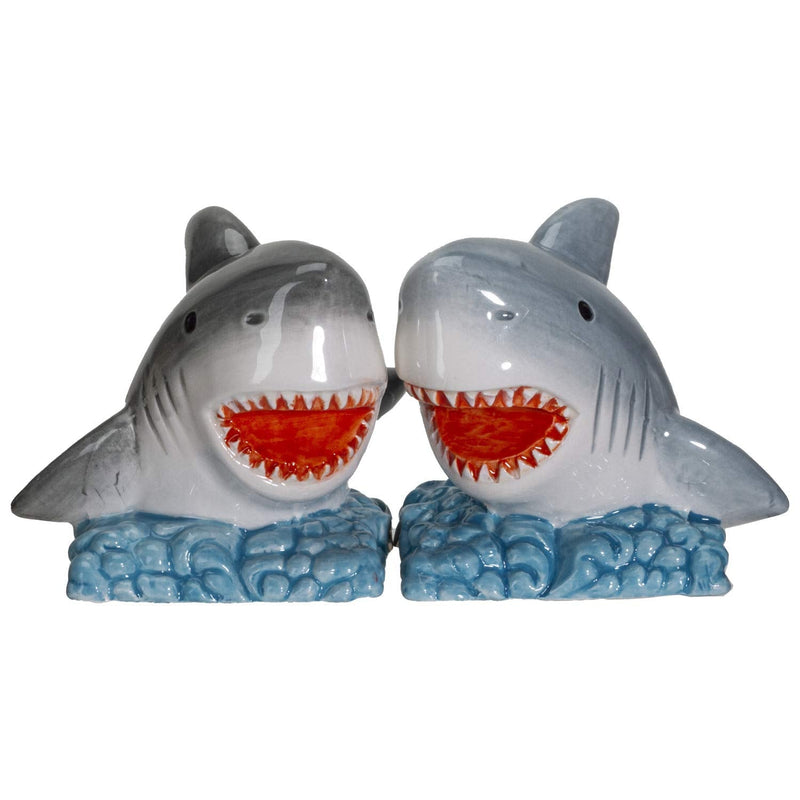 [Australia - AusPower] - Pacific Giftware Sharks on The Sea Ceramic Salt and Pepper Shakers Set 