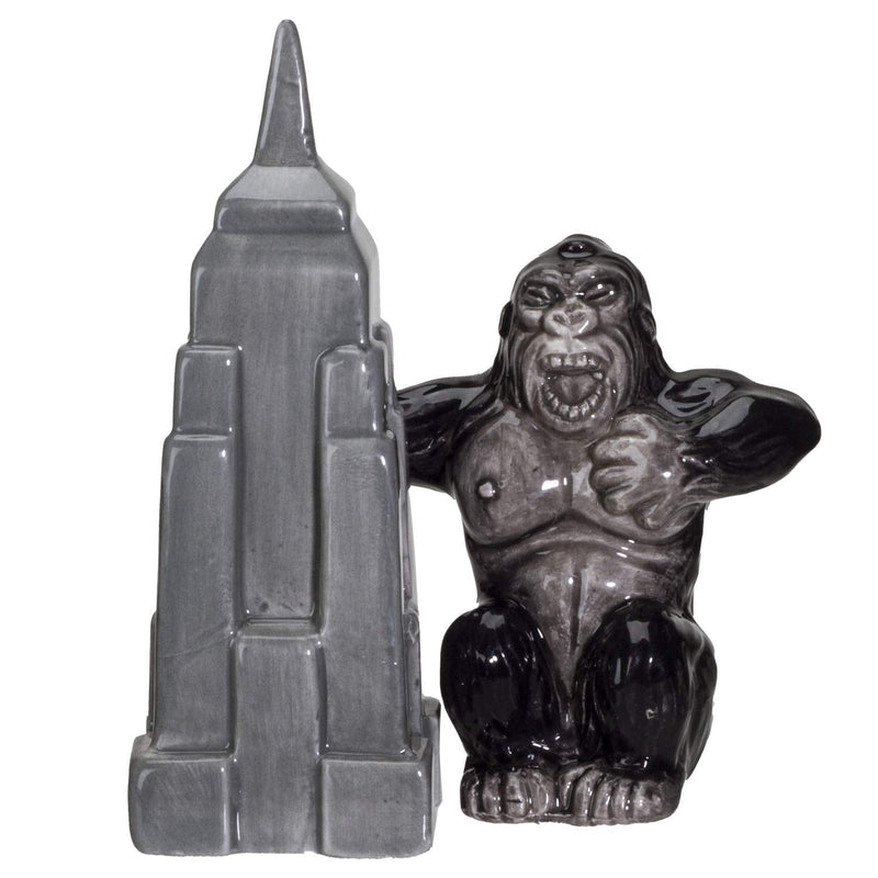 [Australia - AusPower] - Pacific Giftware NY Empire State Building with Giant King Kong Monster Ceramic Salt and Pepper Shakers Set 