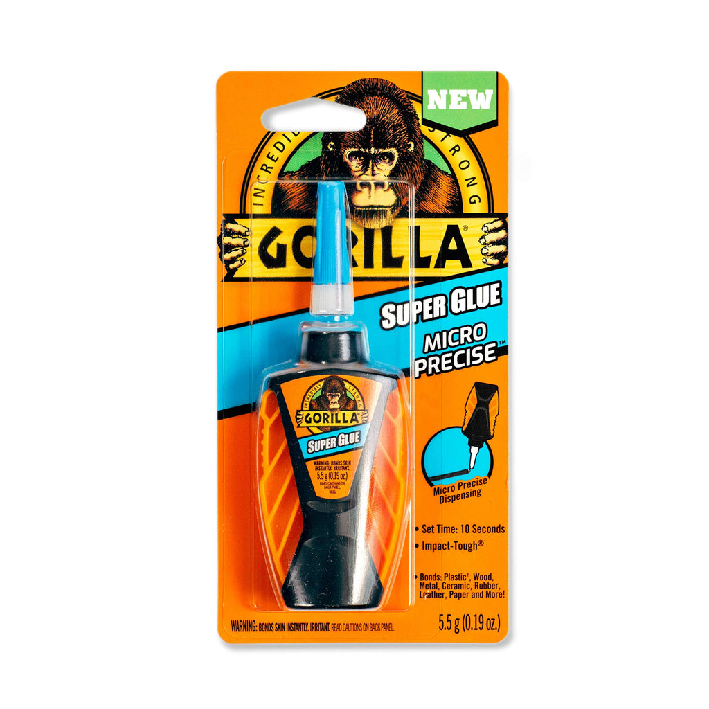[Australia - AusPower] - Gorilla Micro Precise Super Glue, 5.5 Gram, Clear, (Pack of 1) 