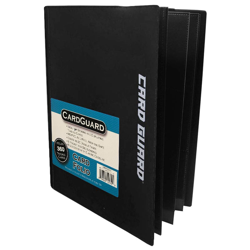 [Australia - AusPower] - CardGuard Trading Card Pro-Folio, 9-Pocket Side-Loading Pages, Holds 360 Cards, Black 