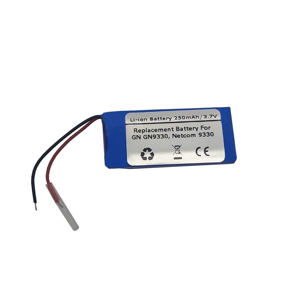 [Australia - AusPower] - 250mAh 3.7V Replacement Battery for GN GN9330, Netcom 9330, 1S1P051730PCM 