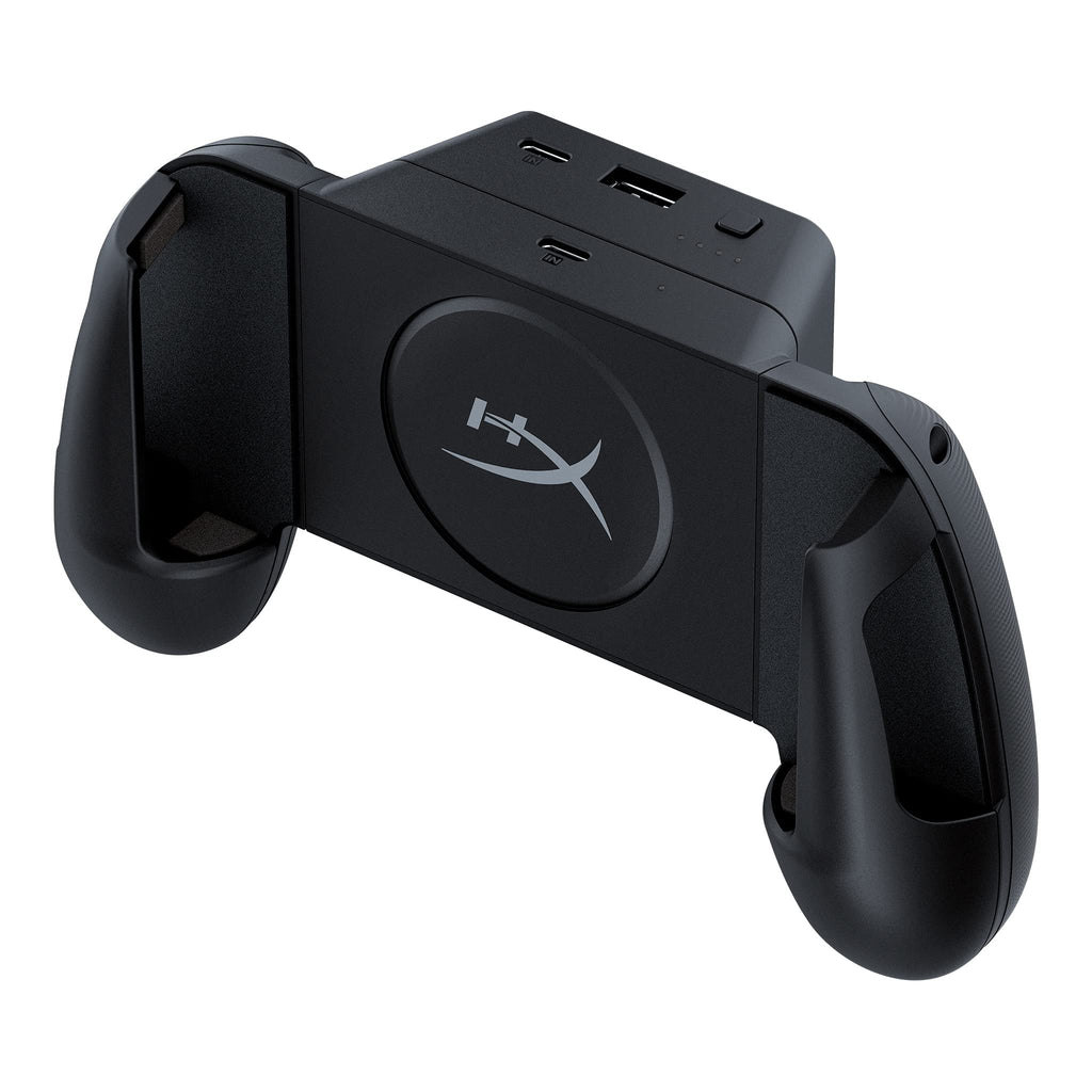 [Australia - AusPower] - HyperX ChargePlay Clutch – Qi Certified Wireless Charging Controller Grips for Mobile Phones, Detachable Battery Pack, Compatible with Qi Enabled Android and iPhone Devices, USB Charging Option 
