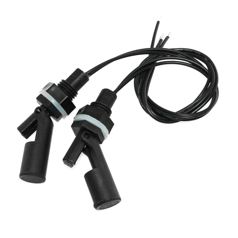 [Australia - AusPower] - Maxmoral 2pcs Water Level Sensor DC 110V Side Mount Horizontal Liquid Float Switch for Aquarium Tank 