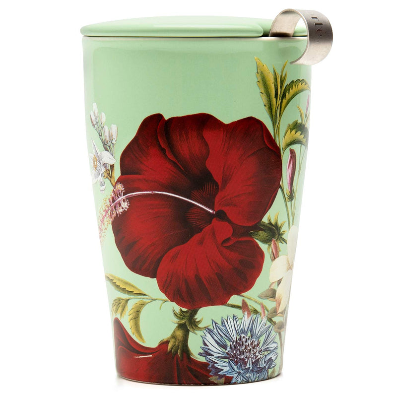 [Australia - AusPower] - Tea Forté Kati Cup Fleur | Mug Removable Stainless Steel Infuser Cup | Quality Porcelain | 350 ml 