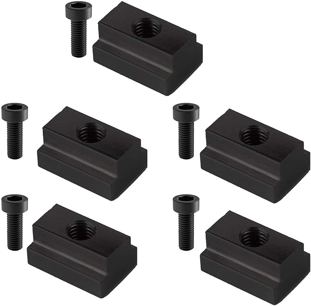 [Australia - AusPower] - 5-Set T Slot Nuts/Rail Nuts Compatible with 05-18 Tacoma & Tundra Bed Deck Rail, Perfectly Fit and Made from The Highest Quality Steel with Black Oxide Finish to Resist Rust 