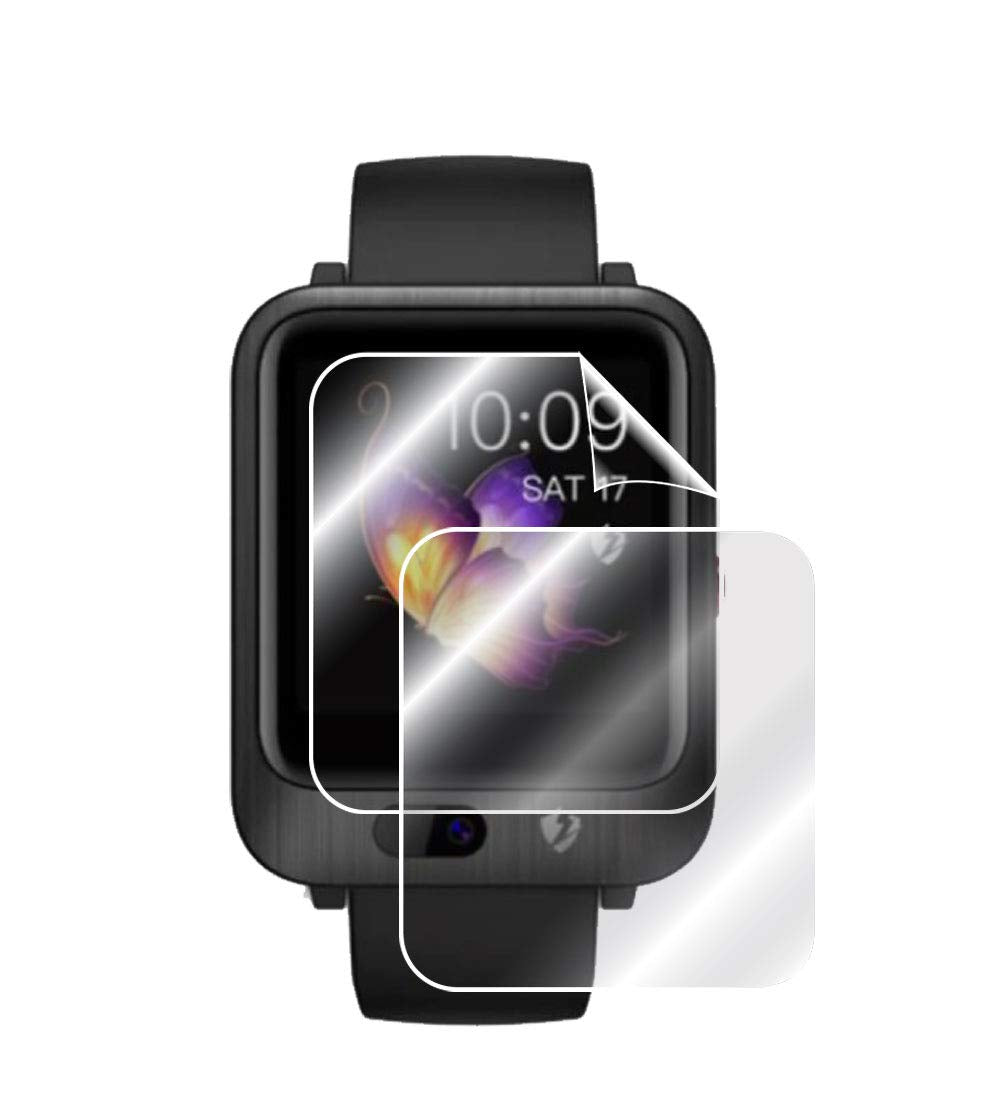 [Australia - AusPower] - IPG for LEMFO LEM11 4G/LTE Smartwatch Touchscreen Screen Protector (2 Units) Invisible Ultra HD Clear Film Anti Scratch Guard-Smooth/Self-Healing/Bubble -Free 