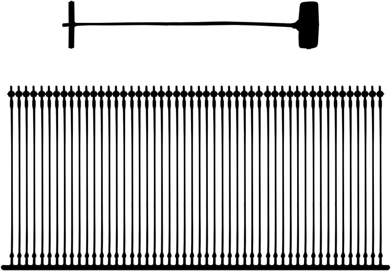 [Australia - AusPower] - Satsonik 50mm(2 Inch) Black Tag Gun Barbs (Fasteners) for Any Standard Price Labels Clothing Tagging Attachers - 5000 Pcs 