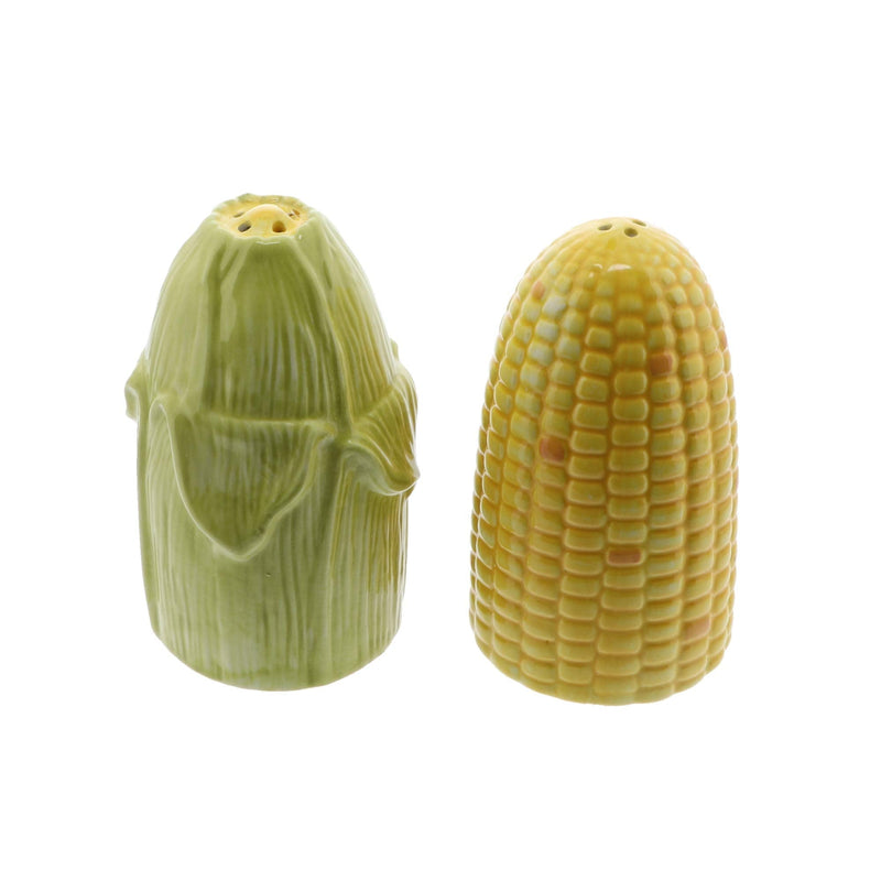 [Australia - AusPower] - Novelty Ceramic Vegetable Salt and Pepper Shakers Set - Corn 