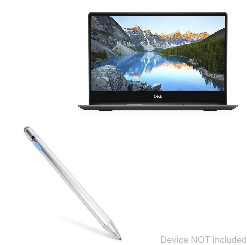 [Australia - AusPower] - BoxWave Stylus Pen for Dell Inspiron 13 7391 2-in-1 (13.3 in) (Stylus Pen by BoxWave) - AccuPoint Active Stylus, Electronic Stylus with Ultra Fine Tip - Metallic Silver General Active Stylus 