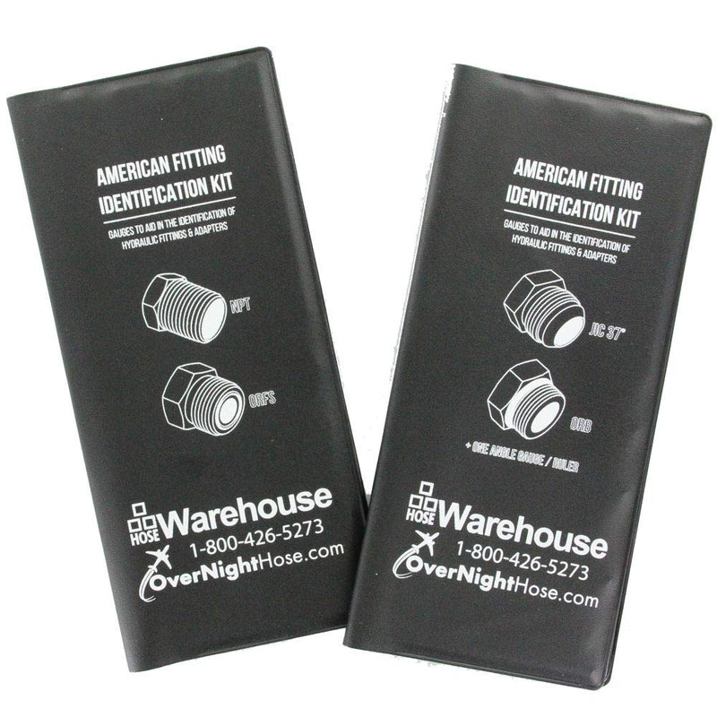 [Australia - AusPower] - HoseWarehouse Brand TGK02-HW SAE American Thread Identification Kit w/Adaptall Gauges (NPT, NPSM, ORS, ORFS, ORB, an, JIC 37) 