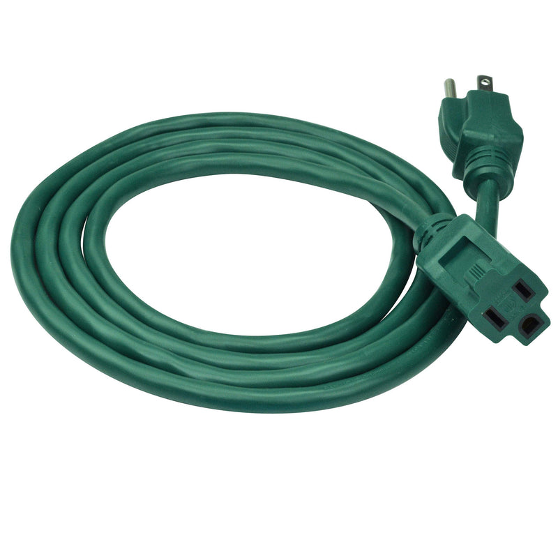 [Australia - AusPower] - Clear Power 6 ft Lawn & Garden Outdoor Extension Cord 16/3 SJTW, Green, Water & Weather Resistant, Flame Retardant, 3 Prong Grounded Plug, CP10195 16 Gauge SJTW Wire 