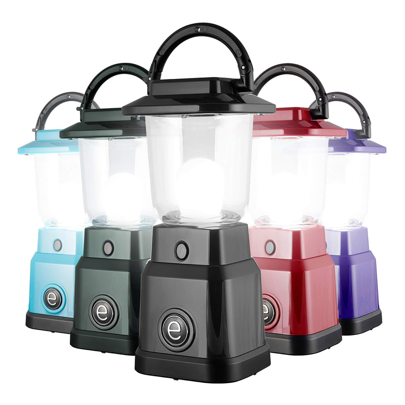 [Australia - AusPower] - Enbrighten LED Mini Camping Lantern, Battery Powered, 200 Lumens, 40 Hour Runtime, 3 Light Levels, Ideal for Hiking, Outdoors, Emergency, Snow, Hurricane and Storm, Black, 49559 