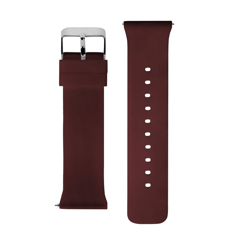 [Australia - AusPower] - iTouch Air Smartwatch and iTouch Pulse Smartwatch Solid Silicone Straps, Replacement Smartwatch Straps, Compatible ONLY with The iTouch Air or The iTouch Pulse (Burgundy) 