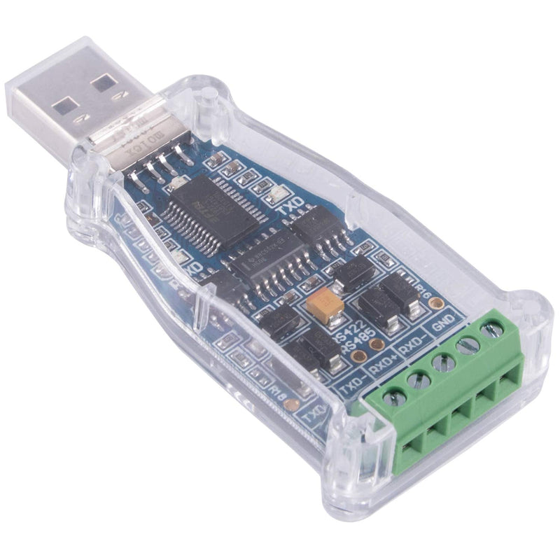 [Australia - AusPower] - USB to RS485 RS422 Serial Adapter FTDI Chip USB to 6Pin Terminal Block Converter Support Win XP Win 7 Win 8 Win10 Mac Android 