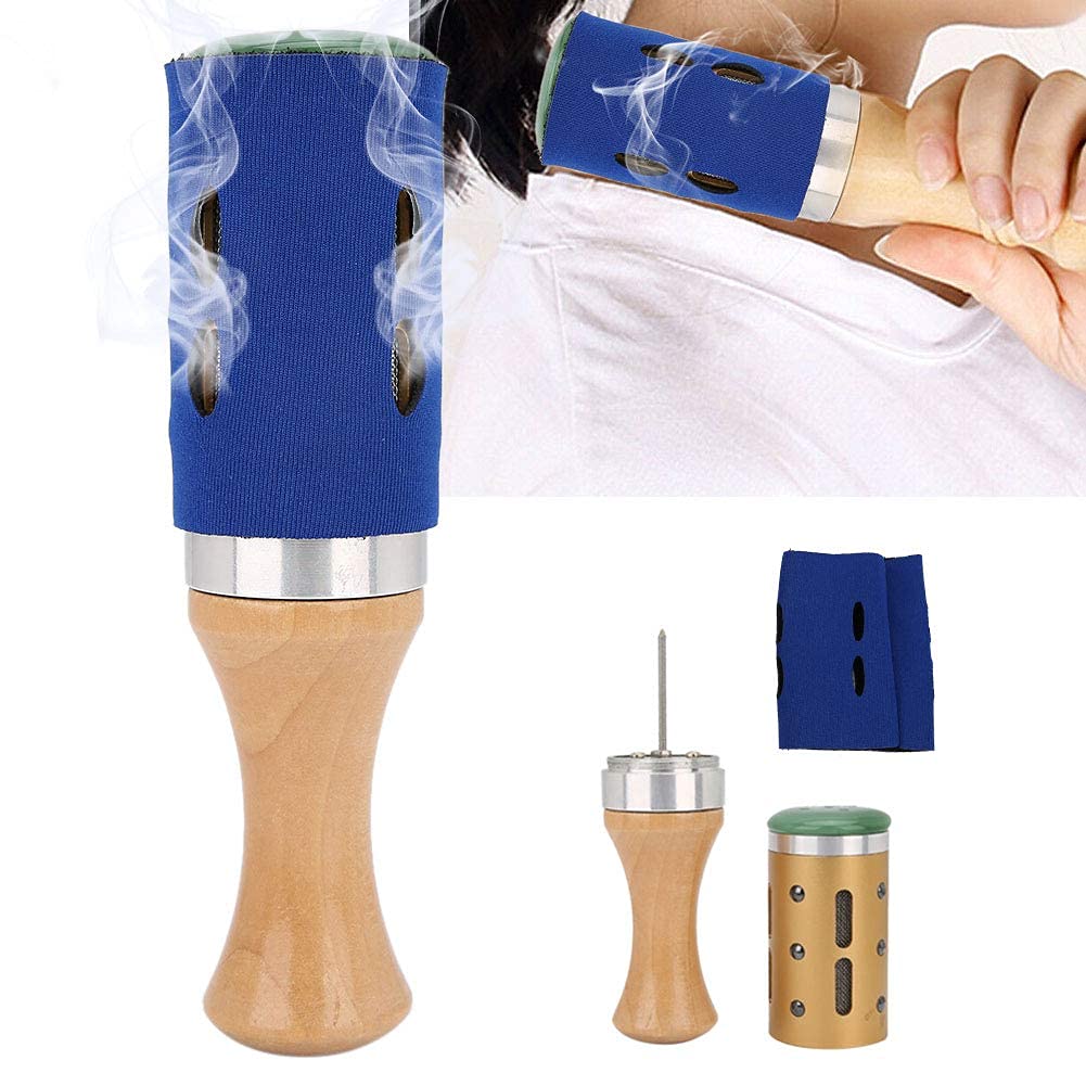 [Australia - AusPower] - Moxa Stick, Moxa Roller, Moxa Box Handheld Moxa Stick Hot Moxibustion Rods With Insulation Cover For Women Men Body Face Eye Moxibustion Massager Moxibution Treatment for Arthritis Pain Relive 
